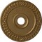 Ekena Millwork Wreath Ceiling Medallion (Fits Canopies up to 6"), 21 1/8"OD x 3 5/8"ID x 7/8"P, Pale Gold CM21WRPAS - alternate 1